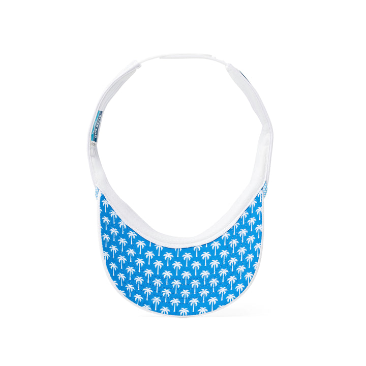 Visor Splash White Blue Palm