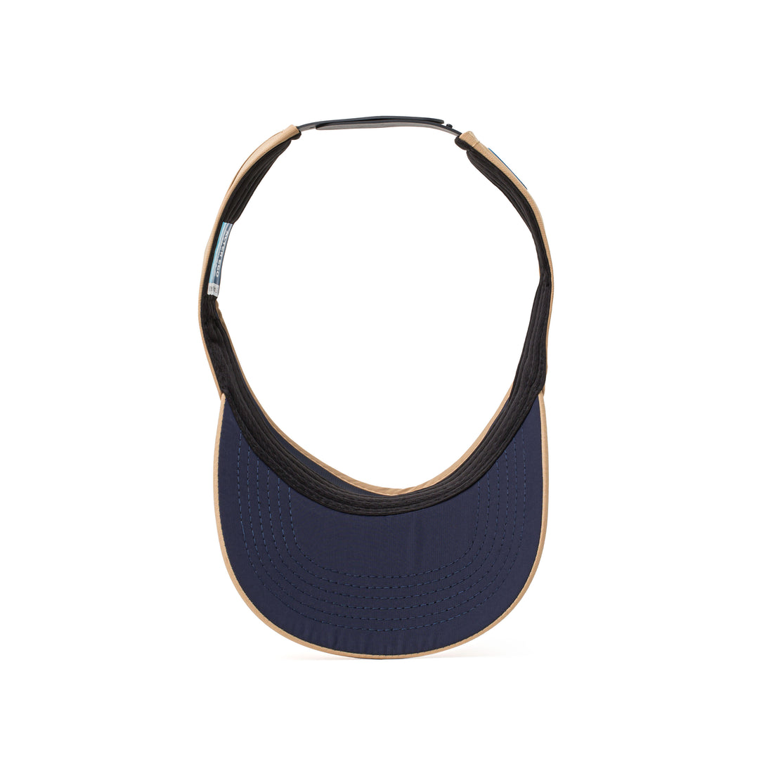 Visor Splash Khaki Navy Palm