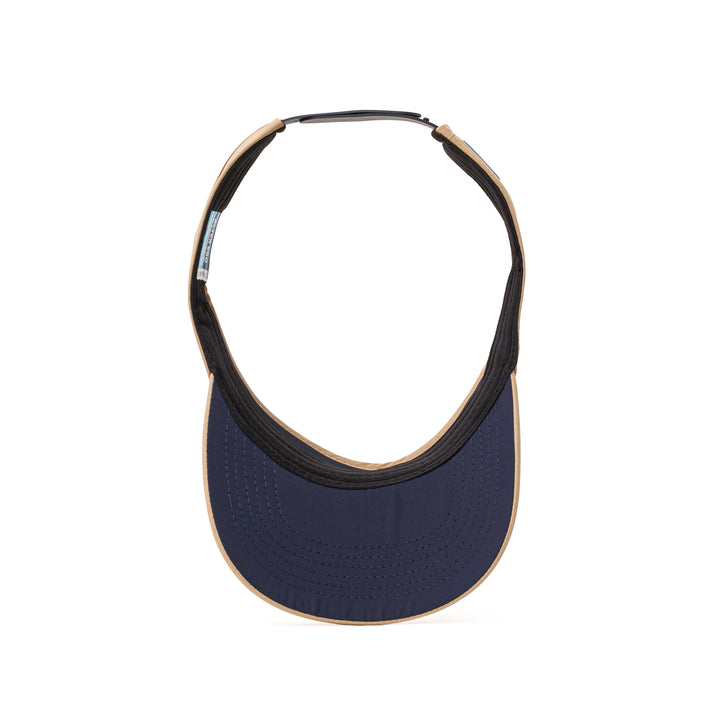 Visor Splash Khaki Navy Palm
